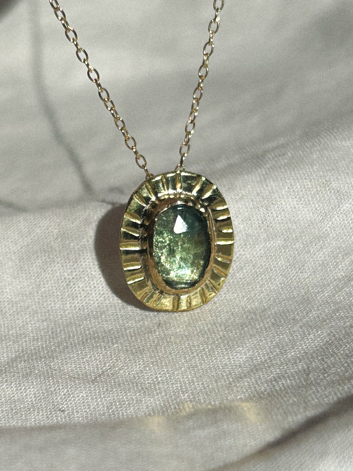 Kyanite Amulet