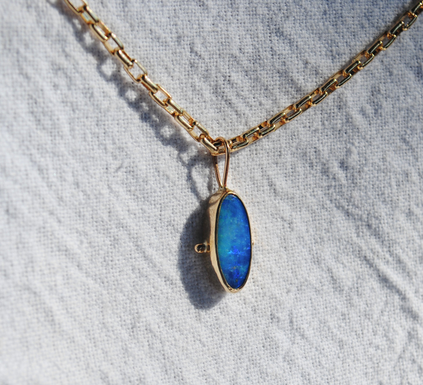 Opal Pendant | Golden