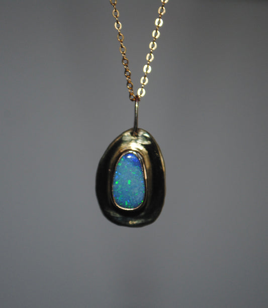 Freeform Opal Amulet