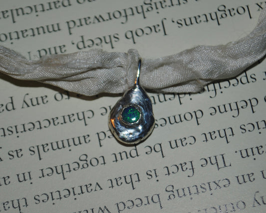 Pebble Pendant IX | Silver