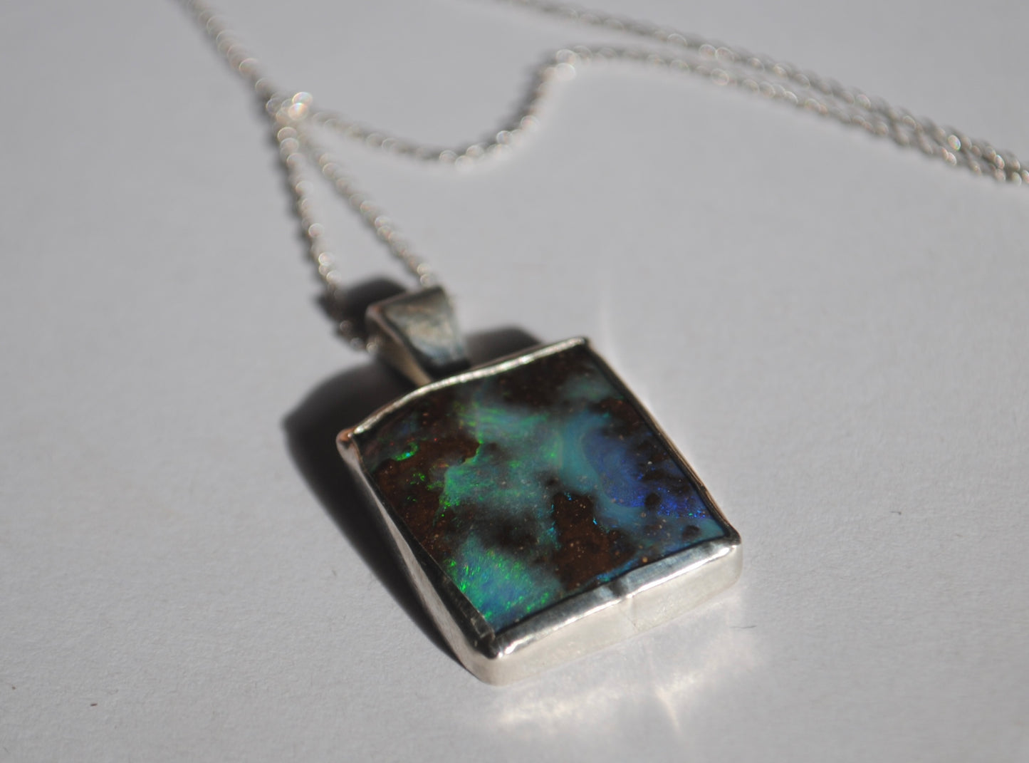 Boulder Opal Amulet