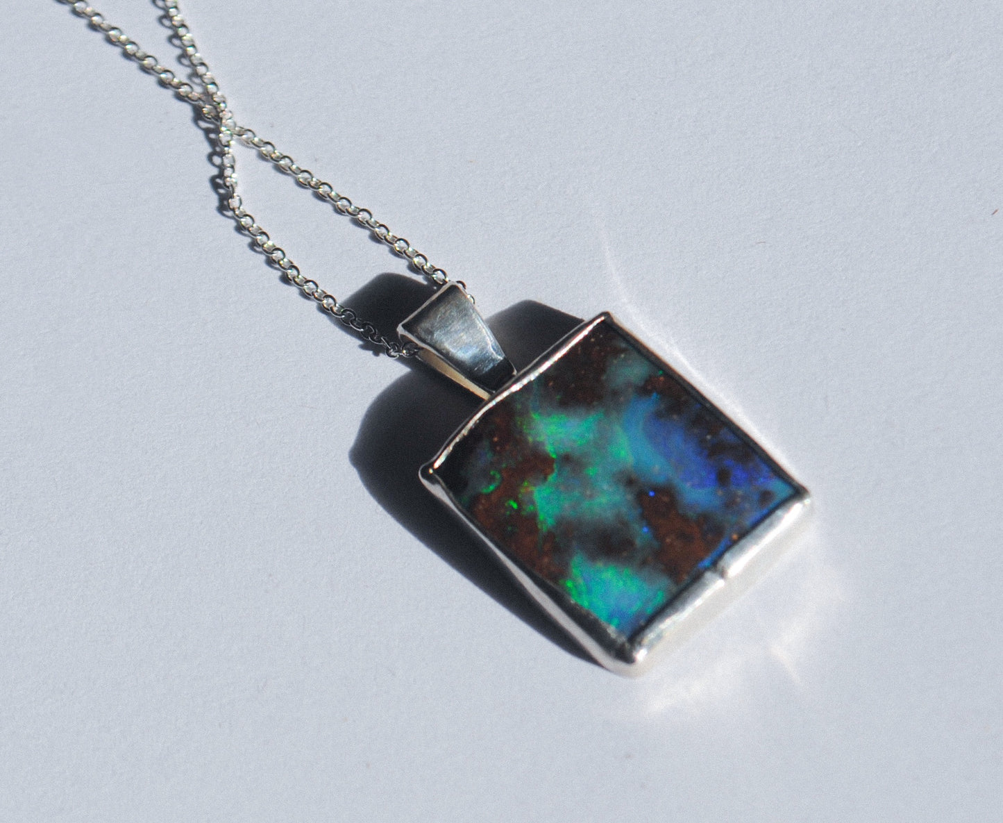 Boulder Opal Amulet